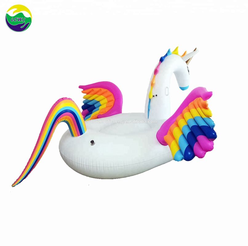 PVC プラスチック 成人プール フローター 250cm ユニコーン プール フローター 馬