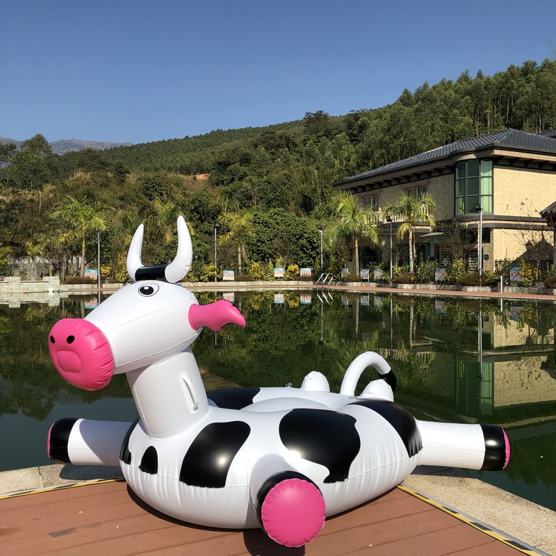 190×190×130cm 膨らませられるプール フローター 動物形 プール フローター 椅子の島