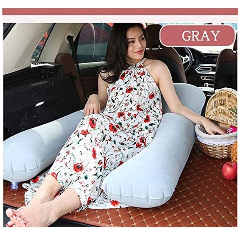 LC フラックス型PVC柔らかい膨らませられる妊娠枕 U型全身妊娠枕 寝用の膨らませられる妊娠枕
