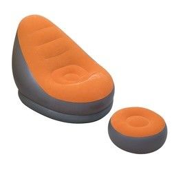 フラックスしたPVCエアマットレスソファ ベッド 110CM 屋外室内充気式ビーチソファ