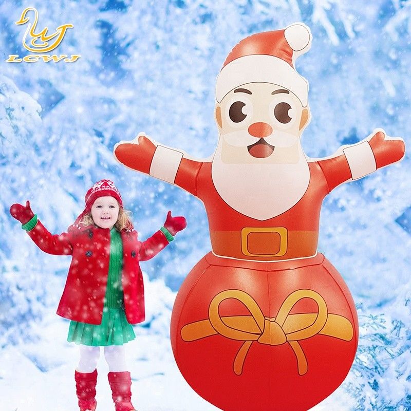 ロリーポリ エア ブローアップ サンタクロース クリスマス 充電式飾り LEDライト