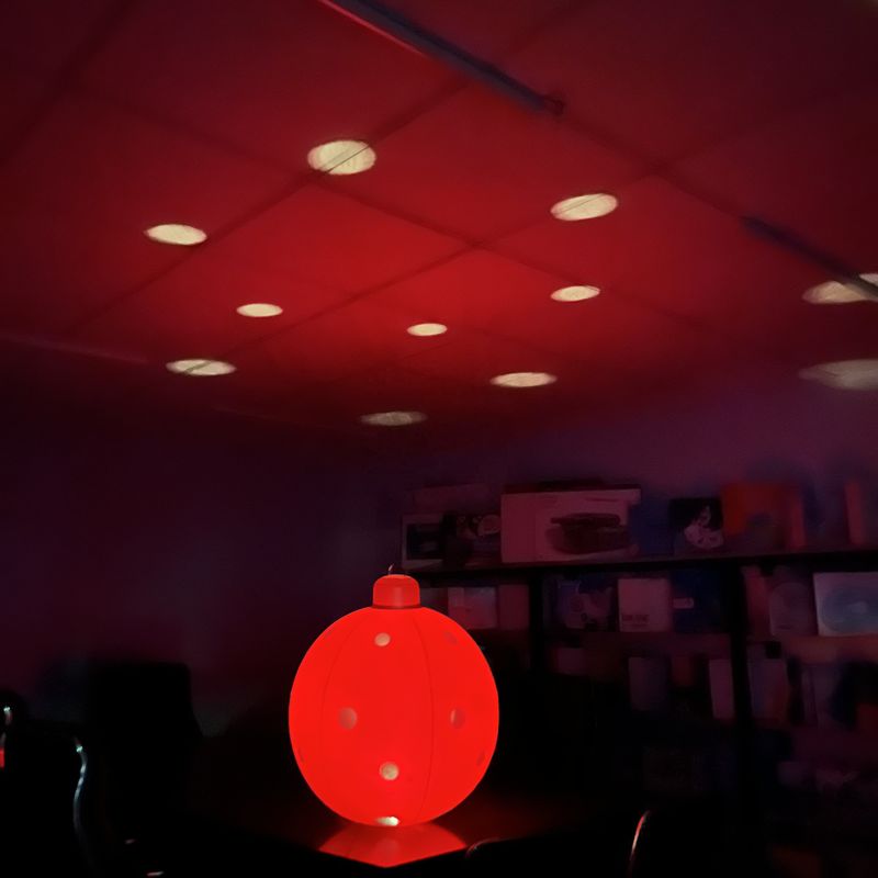 60cm オーナメント 装飾されたPvc 充電式 クリスマスボール