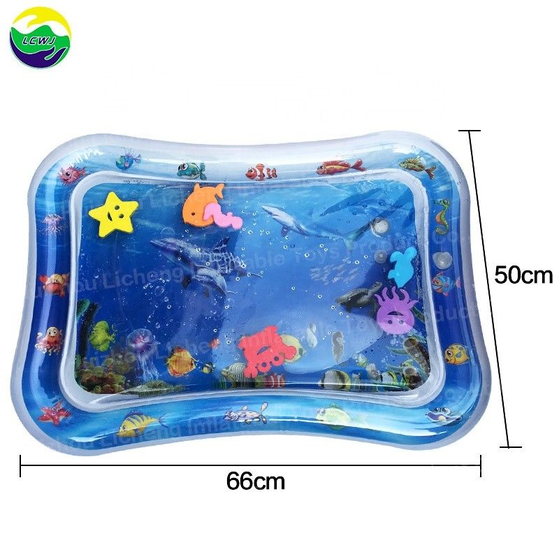 66 X 50cm 赤ちゃん用水玩具 オドム 3〜12ヶ月 赤ちゃん用充氣式腹時間用水マット