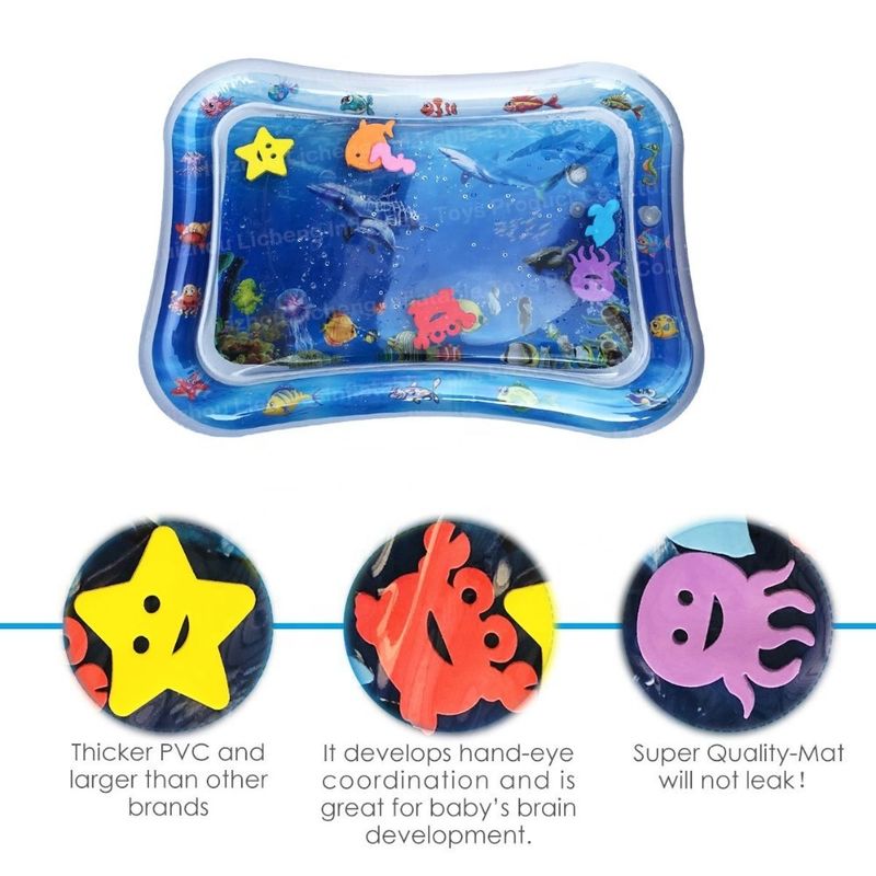 66 X 50cm 赤ちゃん用水玩具 オドム 3〜12ヶ月 赤ちゃん用充氣式腹時間用水マット