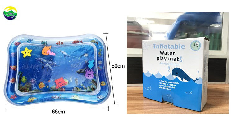 66 X 50cm 赤ちゃん用水玩具 オドム 3〜12ヶ月 赤ちゃん用充氣式腹時間用水マット