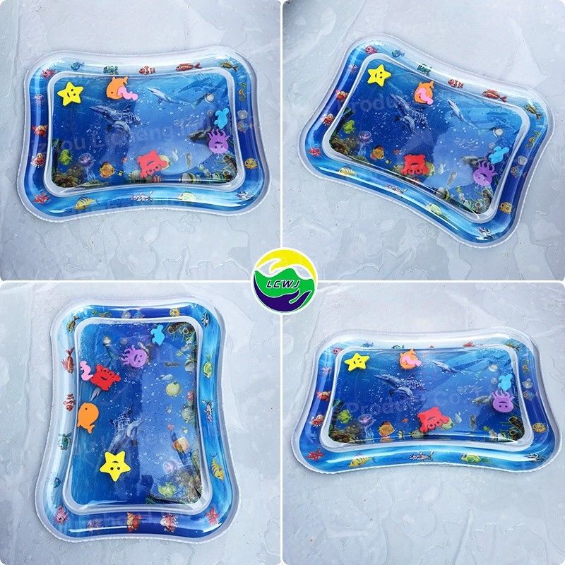 PVC赤ん坊の水遊びマット 膨らませられる赤ちゃんの腹時間水遊びマット