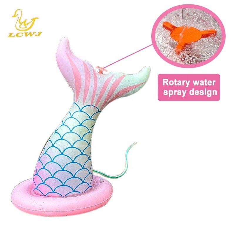 LC 魚姫 少年少女のための水遊び 夏の屋外ゲーム バックヤード 吹き飛ばし 噴霧玩具 子供のための充気水噴霧器