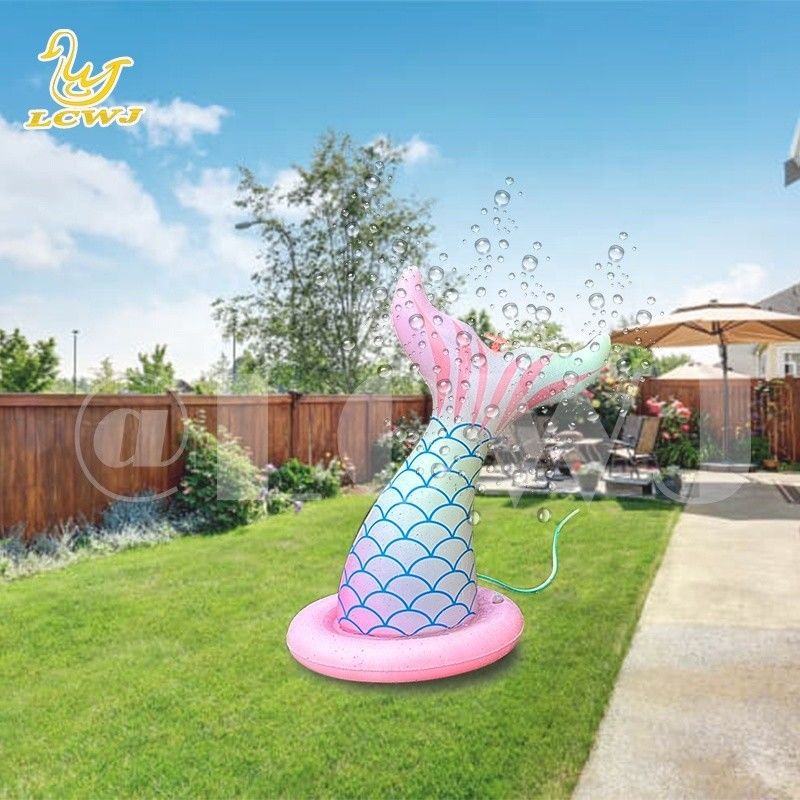 LC 魚姫 少年少女のための水遊び 夏の屋外ゲーム バックヤード 吹き飛ばし 噴霧玩具 子供のための充気水噴霧器