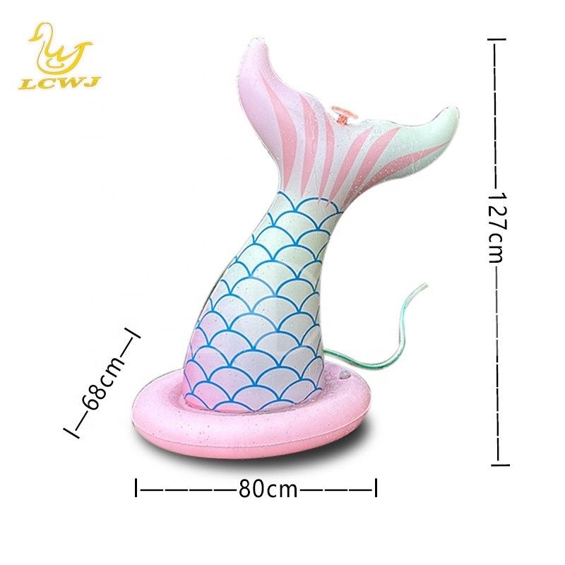 LC 魚姫 少年少女のための水遊び 夏の屋外ゲーム バックヤード 吹き飛ばし 噴霧玩具 子供のための充気水噴霧器