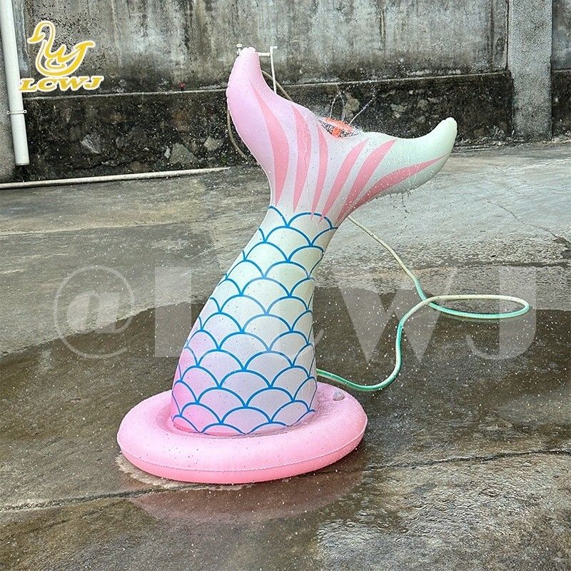 LC 魚姫 少年少女のための水遊び 夏の屋外ゲーム バックヤード 吹き飛ばし 噴霧玩具 子供のための充気水噴霧器