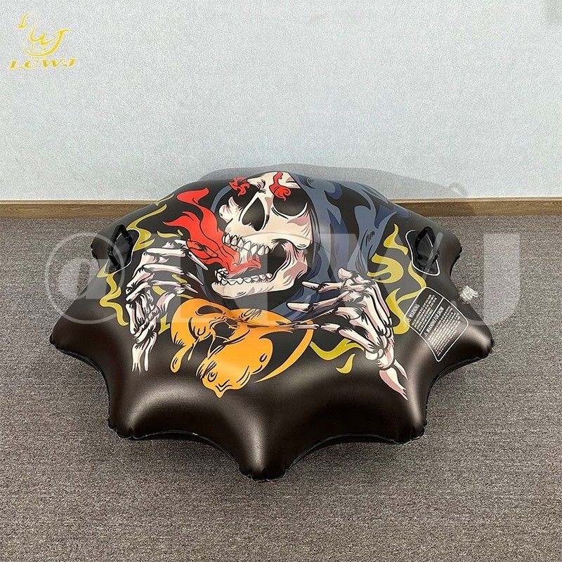 16p PVC 厚い充気式スノーチューブ 頑丈なハンドルとカスタマイズされた色
